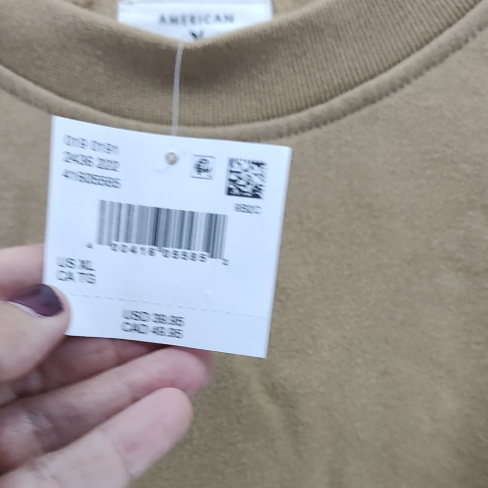 American Eagle Outfitters Brown Crewneck Sweater - Picture 3 of 6